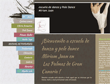 Tablet Screenshot of escuela-de-danza-miriam-juan.com